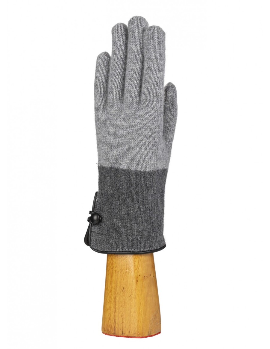 Mujer Santacana Guantes De Lana Y Cachemira | Guante Bicolor Merino Y Cashmere St-Lc-32I