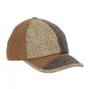 Hombre Santacana | Gorra De Tweed De Lana. Forma De Beisbol. Labor De Retazos