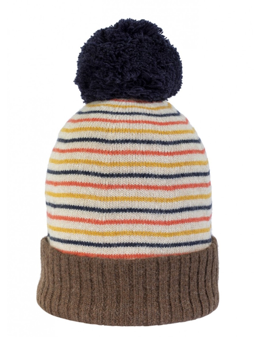 Mujer Santacana Gorros De Lana Y Angora | Gorro Angora Rayas Hst-Lng-502