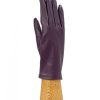 Mujer Santacana Guantes De Cuero | Guante Forrado Piel Liso St-Ts-61-1Tx